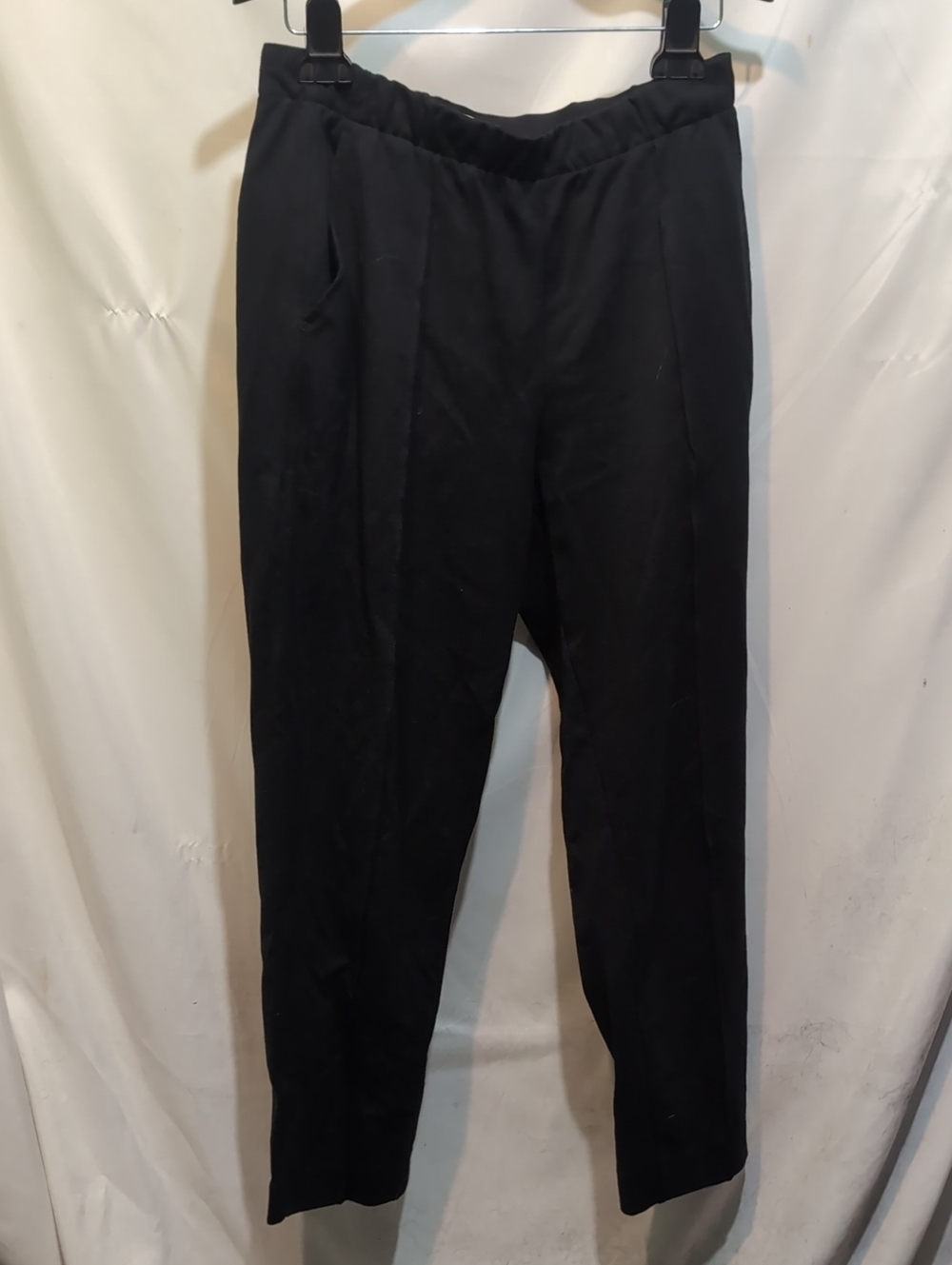 Everlane Women's Black Elastic-Waist Dress Pants Sz Medium